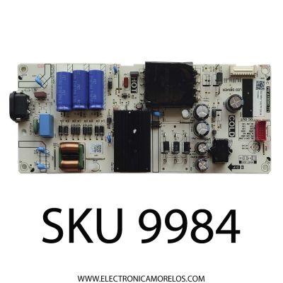 FUENTE DE PODER PARA TV TCL / NUMERO DE PARTE 30102-000012 / PW.A100W2.771 / 22092285 / PANEL CV500U2-L02 REV:02 / MODELOS 50S453 / 50S455 / 50S45G